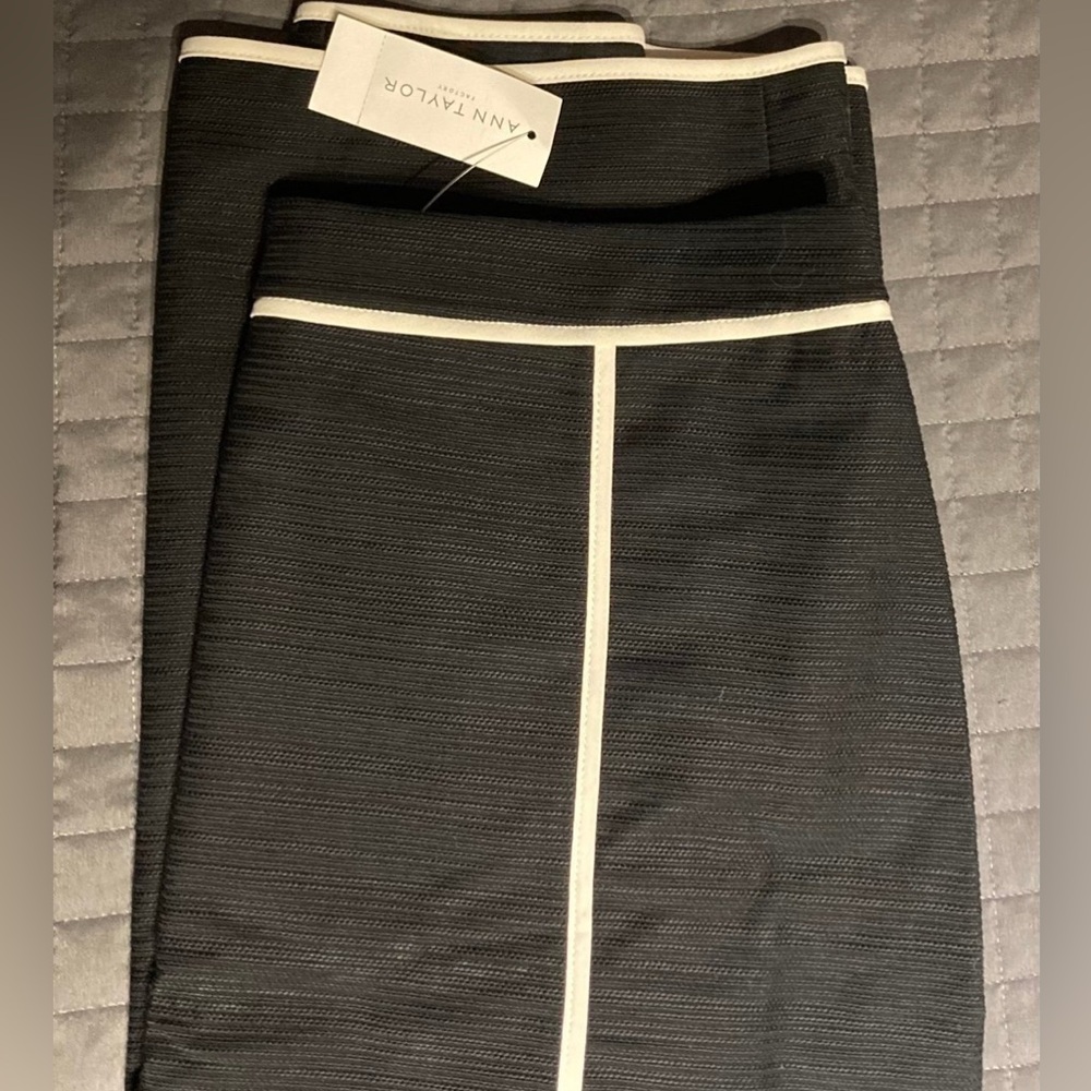 Anne Taylor Factory black pencil skirt